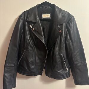 Michael Kors Black Leather Jacket